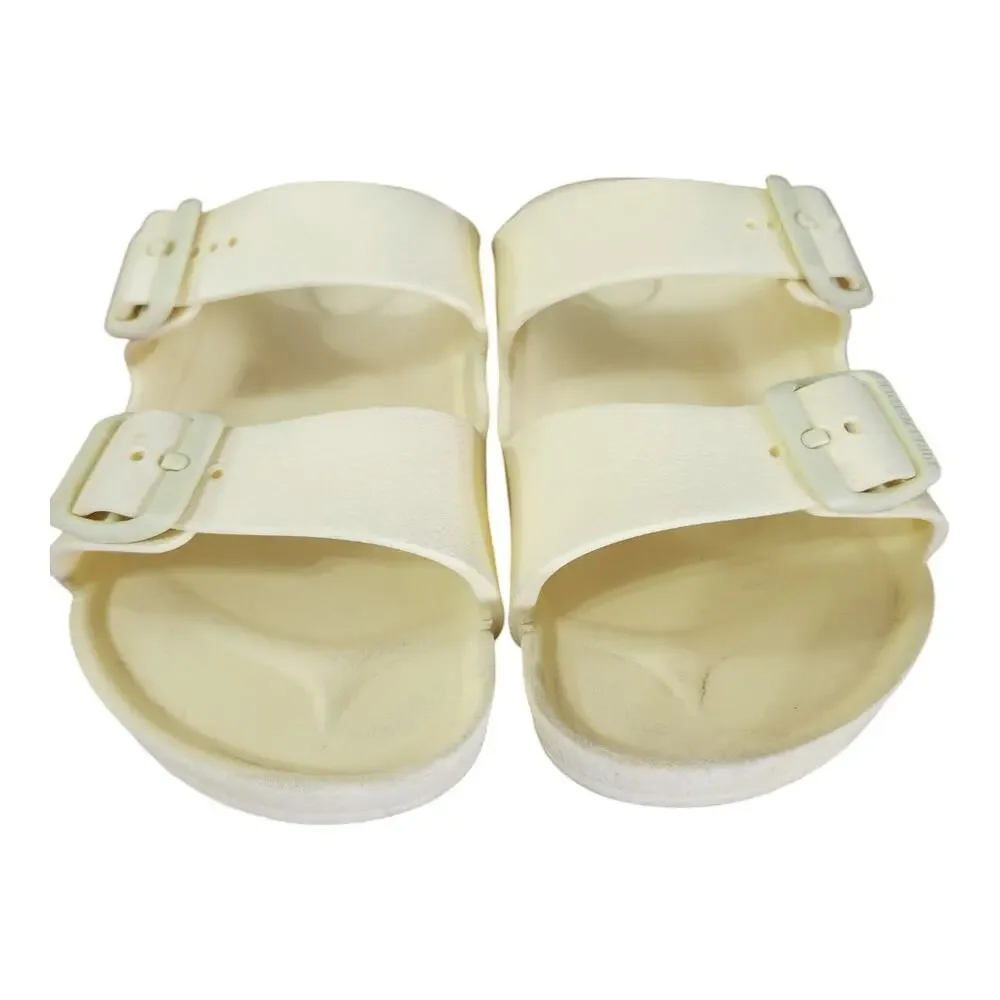 Birkenstock Arizona EVA Sandals kids‎ Size 34 Cream Yellow Waterproof Slides